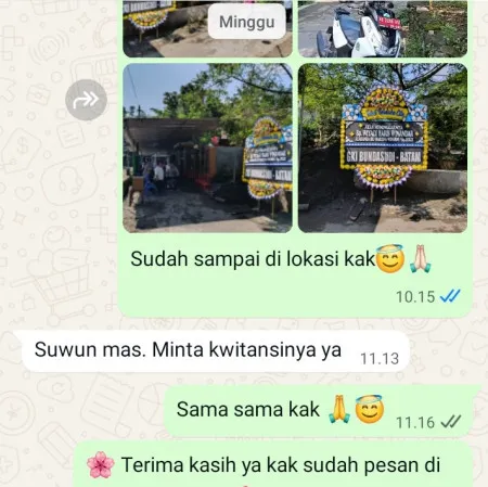 Pengiriman Papan Bunga Duka Jati Padang