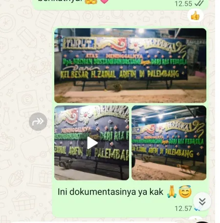 Pengiriman Papan Bunga Duka Jati Padang