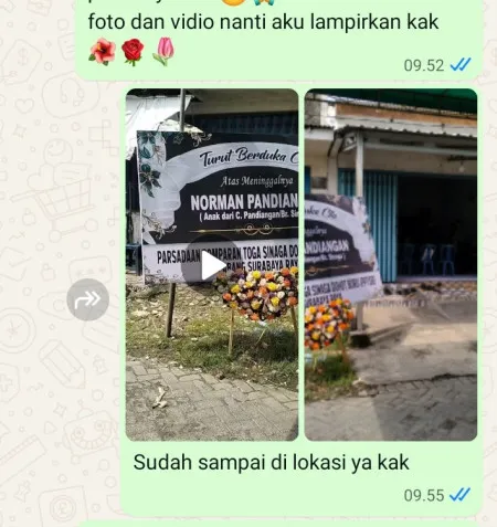 Pengiriman Karangan Bunga Jati Padang