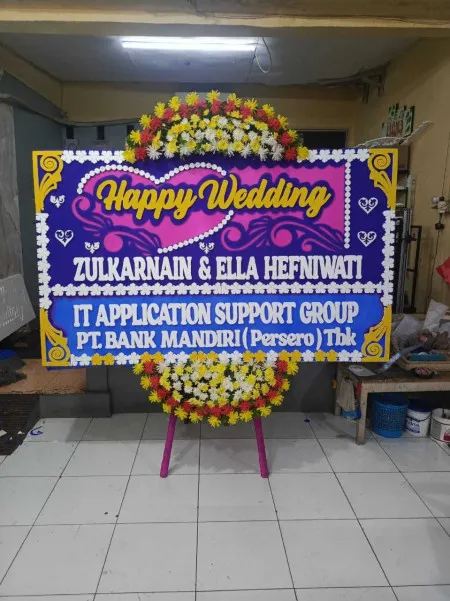 Papan Bunga Jati Padang
