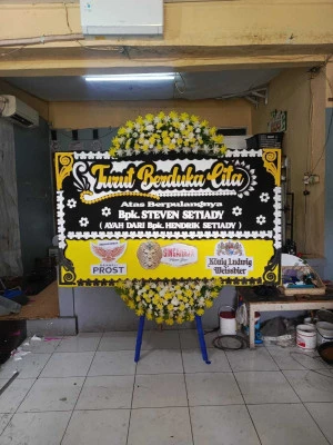 Papan Bunga di Jati Padang