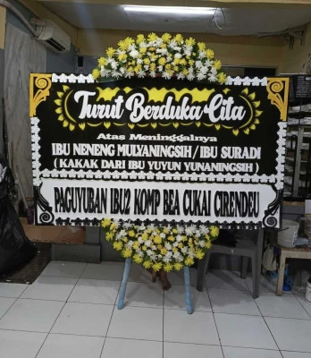 Papan Bunga di Jati Padang