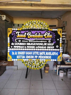 Papan Bunga di Jati Padang